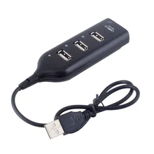Проводной 4 Порты и разъёмы USB 2,0 концентратор высокой Скорость usb-хаб адаптер для портативных ПК#171
