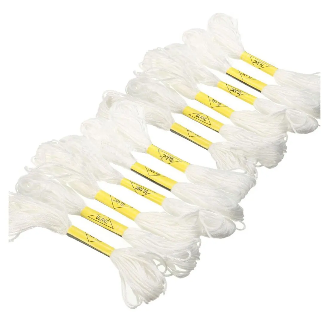 

12x White Anchor Cross needle Cotton Embroidery Thread Floss Skeins Sewing Craft