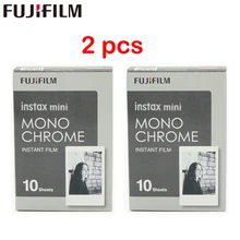 2 шт. Новинка Fujifilm Fuji Instax Mini 8 монохромная пленка 10 шт. для мини 8 7s 7 50s 50i 90 25 dw Share SP-1 фотокамера моментальной печати