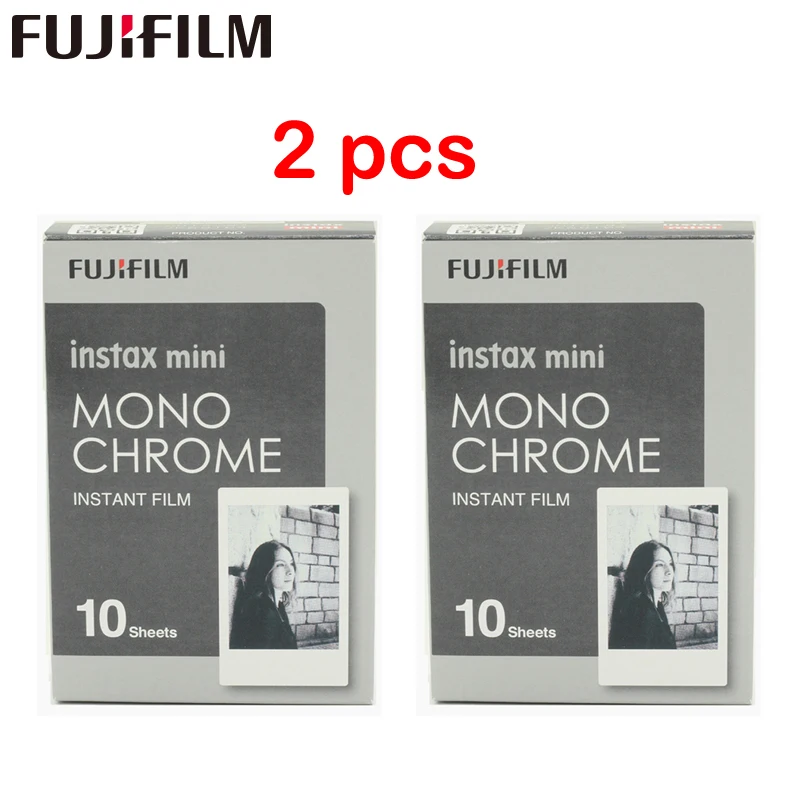 Новый 2 предмета монохромная пленка Fujifilm Fuji Instax Mini 8 10 шт. для мини 11 9 камеры
