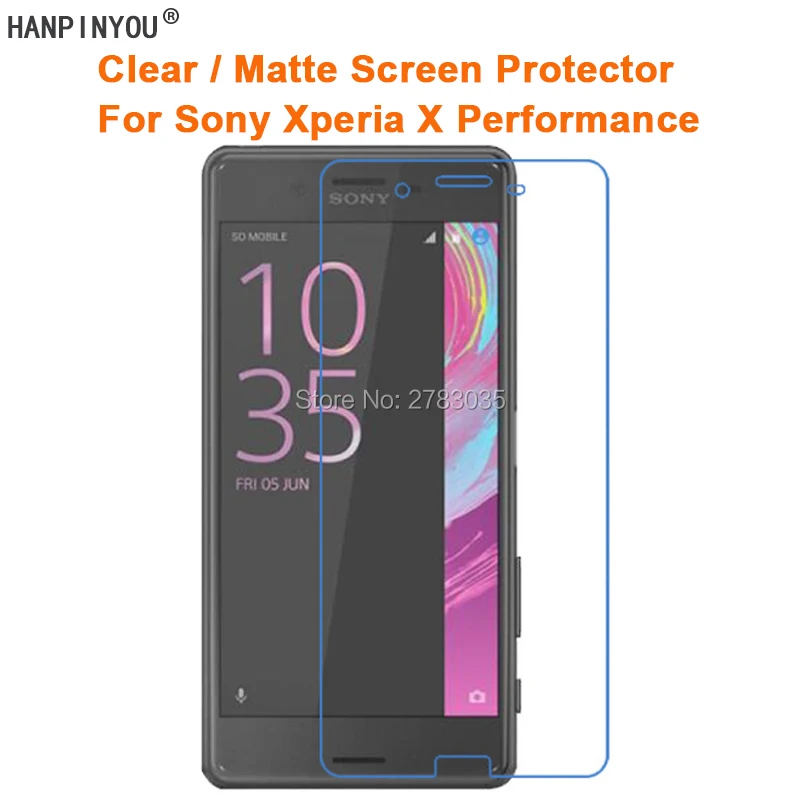Для Sony Xperia X Performance F8131 F8132 5 0 &quotпрозрачная глянцевая/Антибликовая матовая