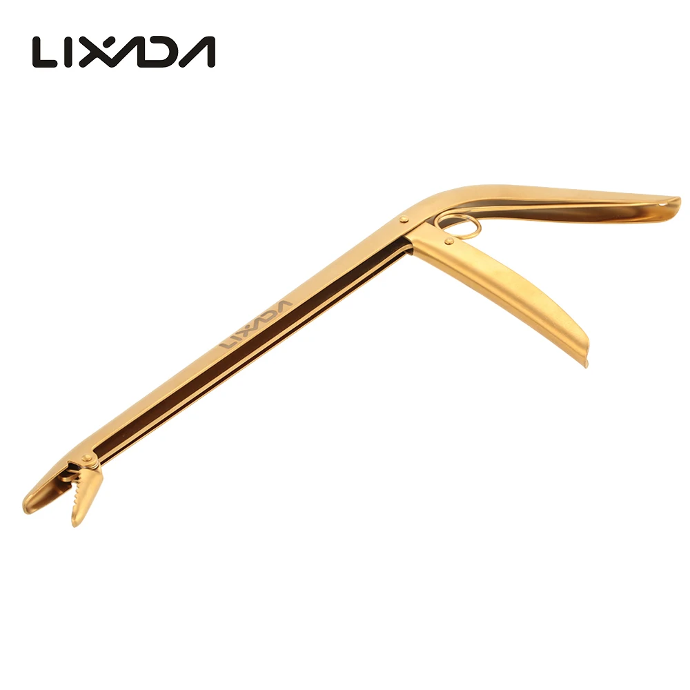 

Lixada Stainless Steel Unhooking Device Fish Clamp Clip Catch Fishing Hook Remover Plier Tool Tackle for Fishing Trailer