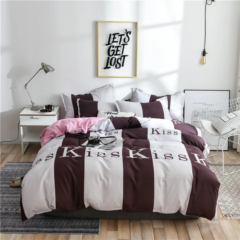 طقم سرير الجلد ودية غطاء لحاف من القطن مجموعة هندسية نمط غطاء لحاف غطاء سرير سادات 2 قطعة/3 قطعة/4 قطعة 2019 أحدث طقم سرير الجلد ودية غطاء لحاف من القطن مجموعة هندسية نمط غطاء لحاف غطاء سرير سادات 2 قطعة/3 قطعة/4 قطعة 2019 أحدث