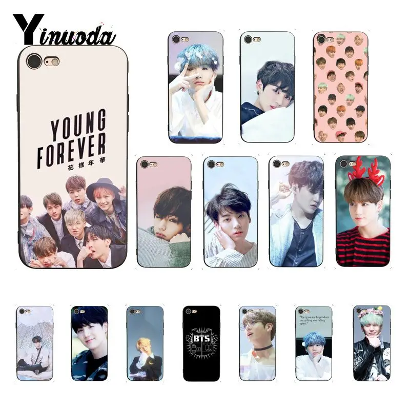 

Yinuoda BTS Korea Bangtan Boys Young DIY Painted Phone Case for iPhone 6S 6plus 7 7plus 8 8Plus X Xs MAX 5 5S XR