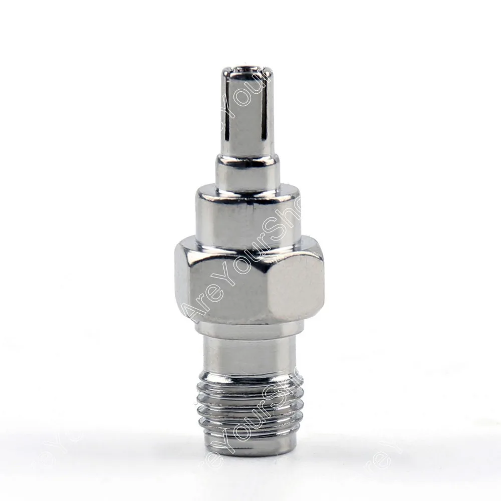 

Areyourshop Adapter CRC9 Male Plug To RP-SMA Female RF Connector Straight 50Ohm Connector 1Pcs Wholesale for Wires Cables