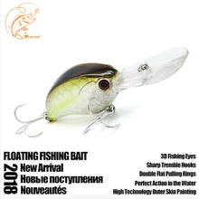 Thritop 90mm 12.5g New Fishing Lures Exhausting Bait 5 Varied Colours TP050 Fishing Equipment Crankbait Fishing Synthetic Baits
