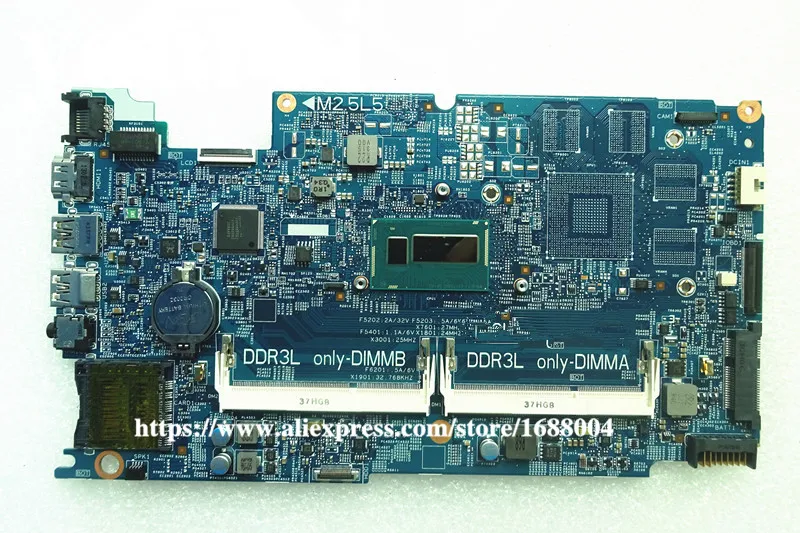 

FOR DELL INSPIRON 7537 series laptop motherboard CN-0T06GG 0T06GG T06GG DOH50 12311-2 PWB:KJ7NX REV:A00 mainboard I3-4010U
