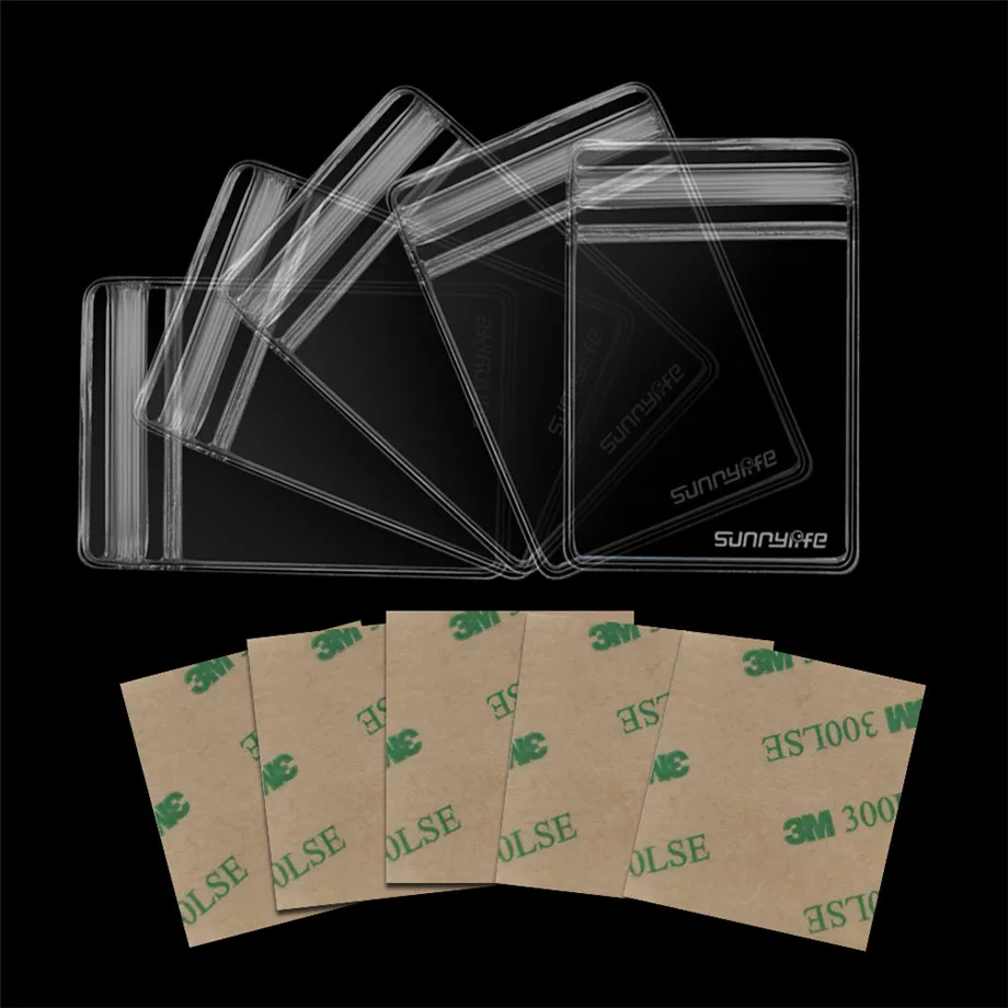 5 Pcs QR Code Phone Number Sticker Waterproof Anti-Lost Protective Cover Bag For DJI MAVIC 2 Phantom SPARK XIAOMI Parrot Drone-6