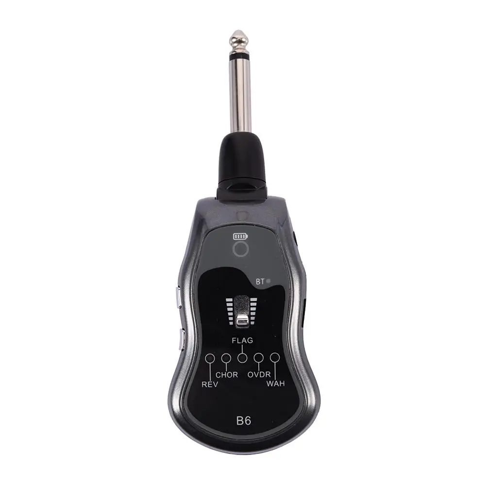 

B6 Electric Guitar Effect Amplifier Guitarra Pedal Enhancing Tool Rechargeable Multi-function Support Bluetooth Transmission