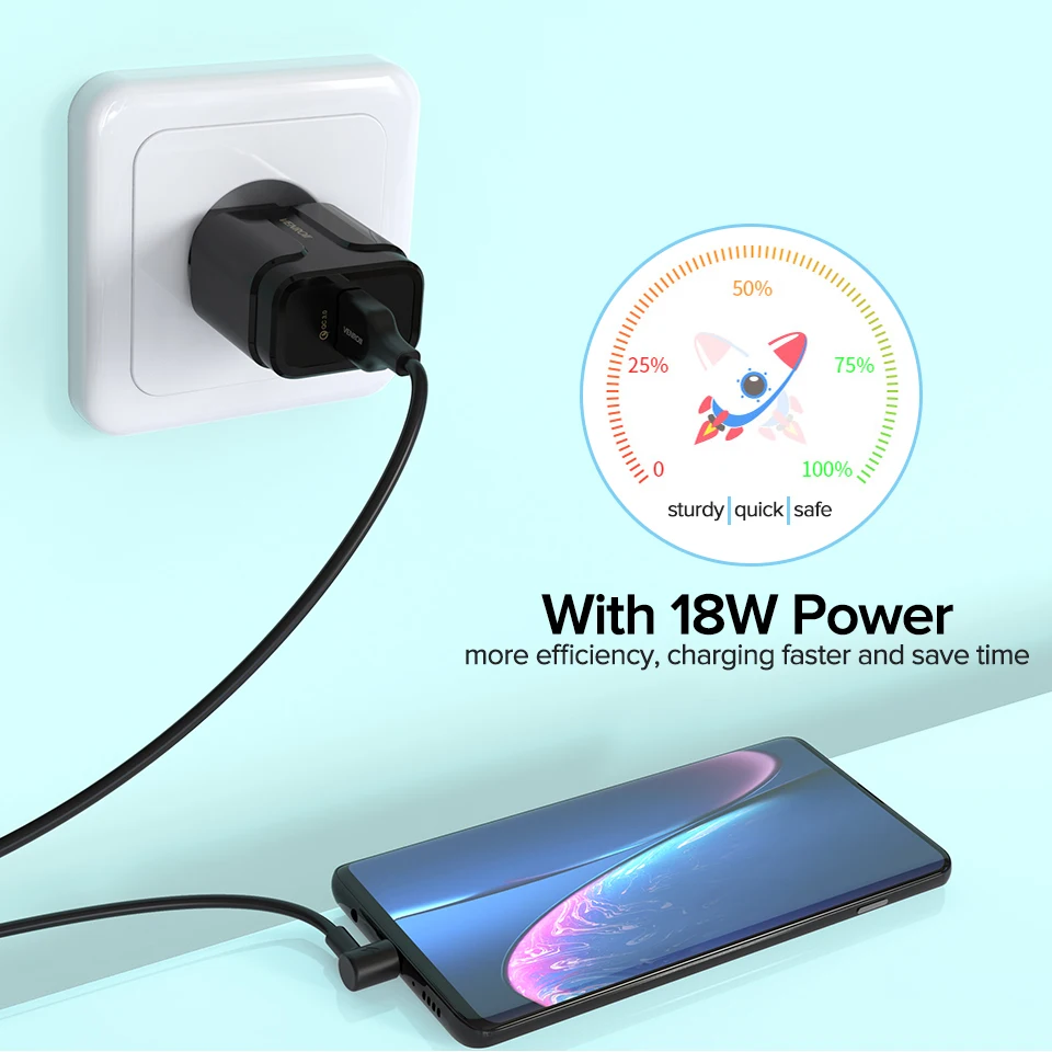 5 В 3 а универсальный 18 Вт USB Quick Charge 3,0 для huawei Xiaomi EU US настенный адаптер Android мобильный телефон быстрое зарядное устройство для samsung S10