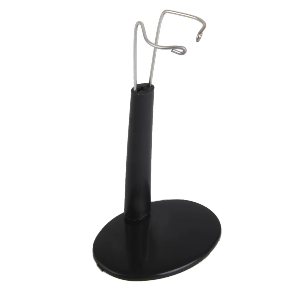 4 Pieces Adjustable 8-25cm Display Holder Support Stand for Hot Toys Figures   Bear Toy Black