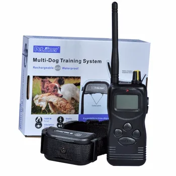 

Petrainer 900B Dog Remote 1000m Training Collar shock and vibra waterproof and rechargeable Training for 1/2/3 dog
