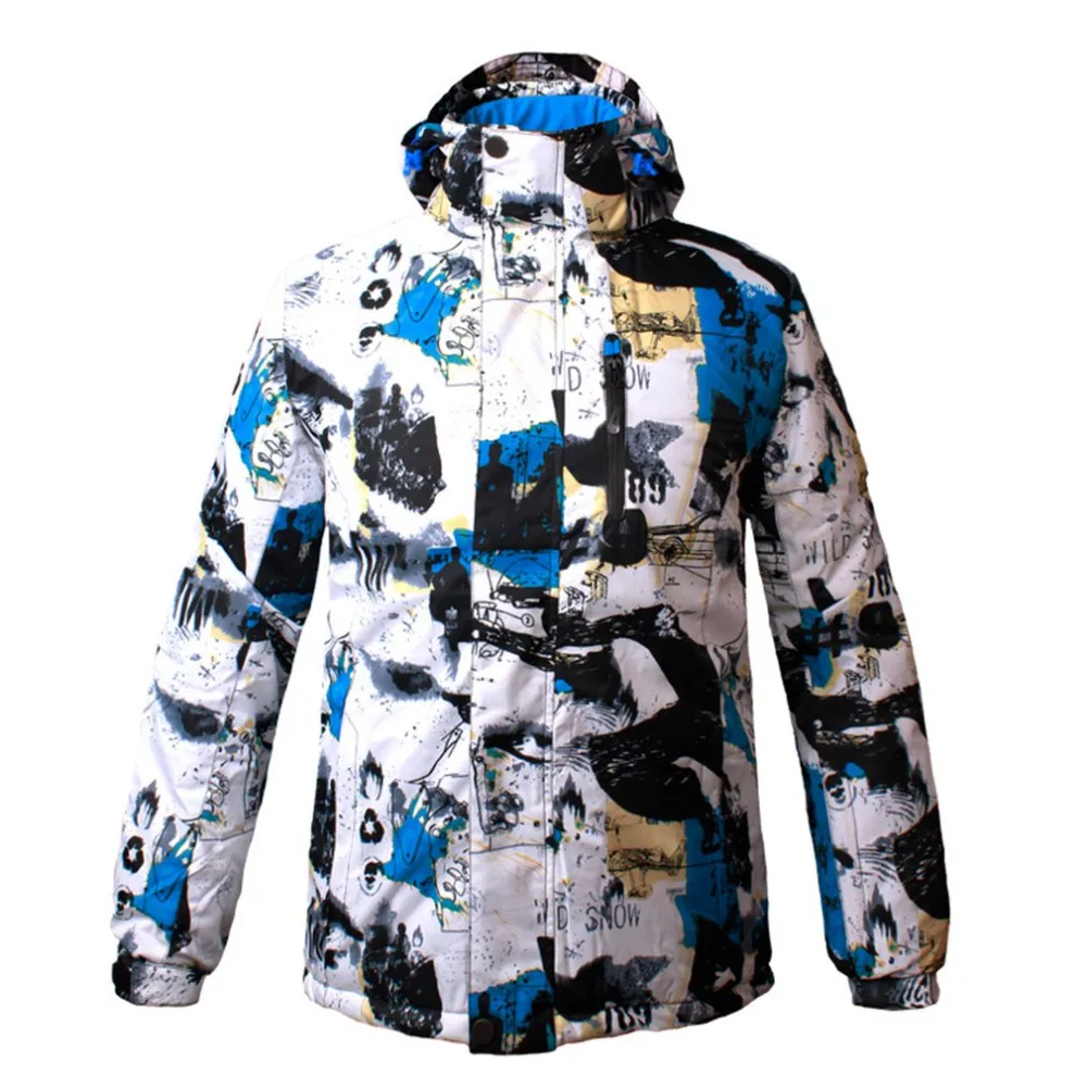 

Professional Ski Jacket for Men Waterproof Windproof Warm for Outdoor Hiking Snowboarding Cycling 4 colors