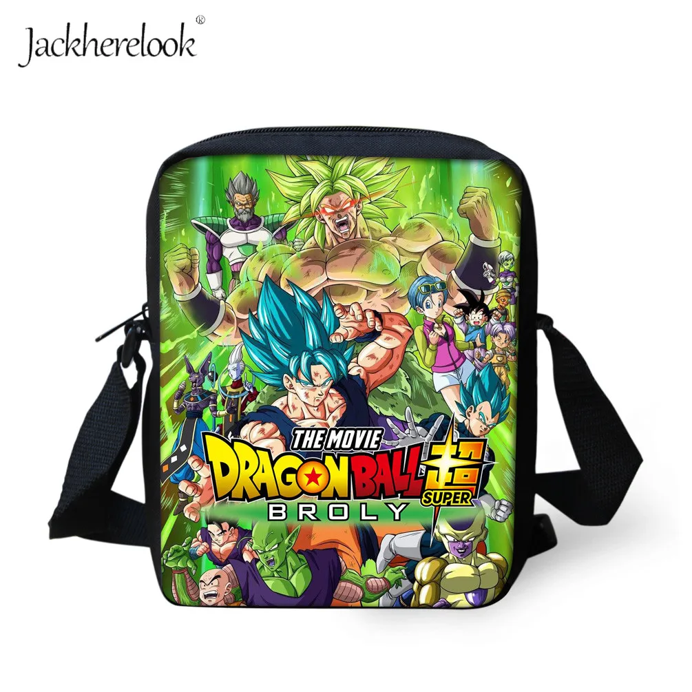 

Jackherelook Dragon Ball Z Super Broly Crossboday Bag Kids School Bags Cool Anime DBZ Ultra Instinct Goku Satchel Boys Schoolbag