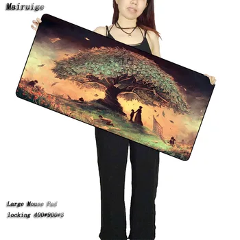 

Mairuige Anime Cartoon Tree Size 400*900*2MM Rubber Game Mouse Pad Laptop Computer Mat Large Mat Anti-Slip Best Choice Mouse Pad