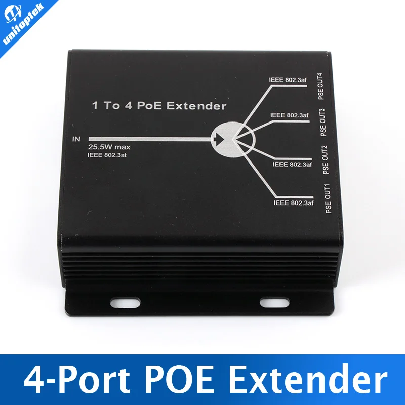 bilder für 25,5 Watt Max 802.3at in, IEEE802.3af Ausgangs Einzigen 4 Kanal 4-Ports PoE Extender POE Repeater Max Transimitte 120 Mt Abstand bilder für 25,5 Watt Max 802.3at in, IEEE802.3af Ausgangs Einzigen 4 Kanal 4-Ports PoE Extender POE Repeater Max Transimitte 120 Mt Abstand