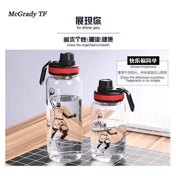 

Customizable Patterns Sports Large Capacity Glass Mobile Phone Bracket Heat Resistant And Portable Water bottle With Cloth Cover