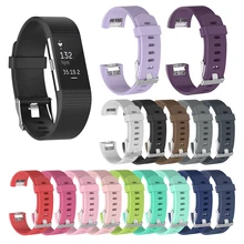 for Fitbit Charge 2 Band Silicone Smart Wristband Strap for fitbit charge2 Strap Smart Watch Band for fitbit charge 2 Band Small fitbit charge 2 replaceable watch strap black