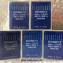 10 SCHMETZ DBXK5 1738 SES SUK Размер#9#11#12#14#16 иглы для вышивальной машины для TAJIMA, SWF toyada Happy barudan zsk melco