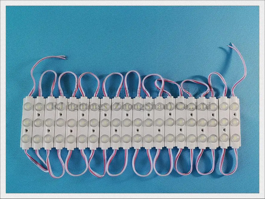 Светодиодный модуль с объективом светодиодный задний свет модуль для буква DC12V 1,5 W SMD5730 3 светодиодный IP65 алюминиевая печатная плата из пропитанного ПВХ 70 мм* 15 мм