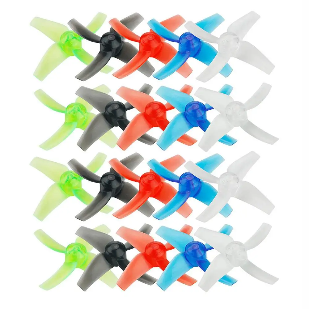 

DSstyles 10 Pairs KINGKONG/LDARC 48mm 4-blade 1.5mm Hole Propeller for TINY GT7 GT8 2019 V2 FPV Racing Drone