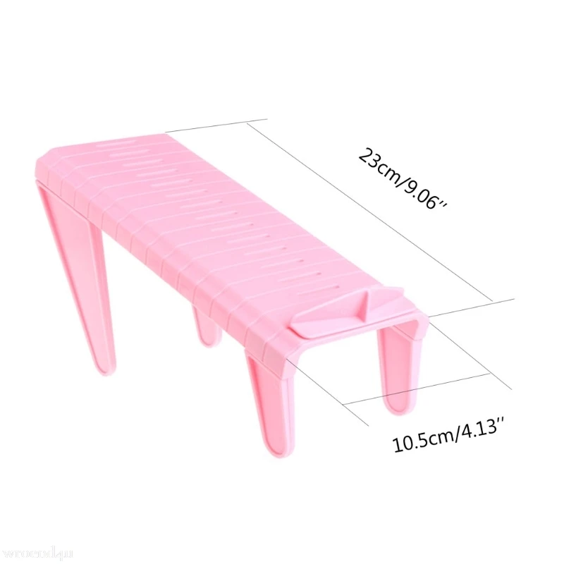 Assembly Home Shoes Base Space Saver Adjustable Height Double Layer Holder Storage Shelf