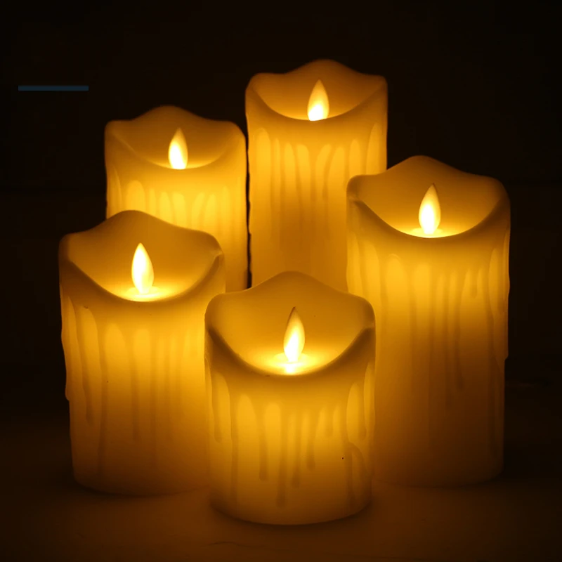 Romantic LED Simulation Flame Candle light AAA Battery powered