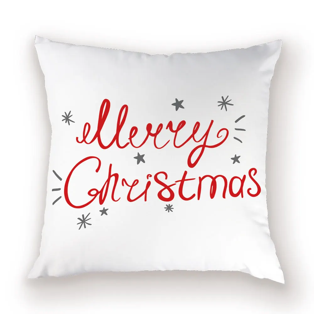 Happy Throw Pillow Cover Holidays Decorative Cushion Covers Halloween Christmas Festival Home Decor Living Room Pillows Case - Цвет: L770-15