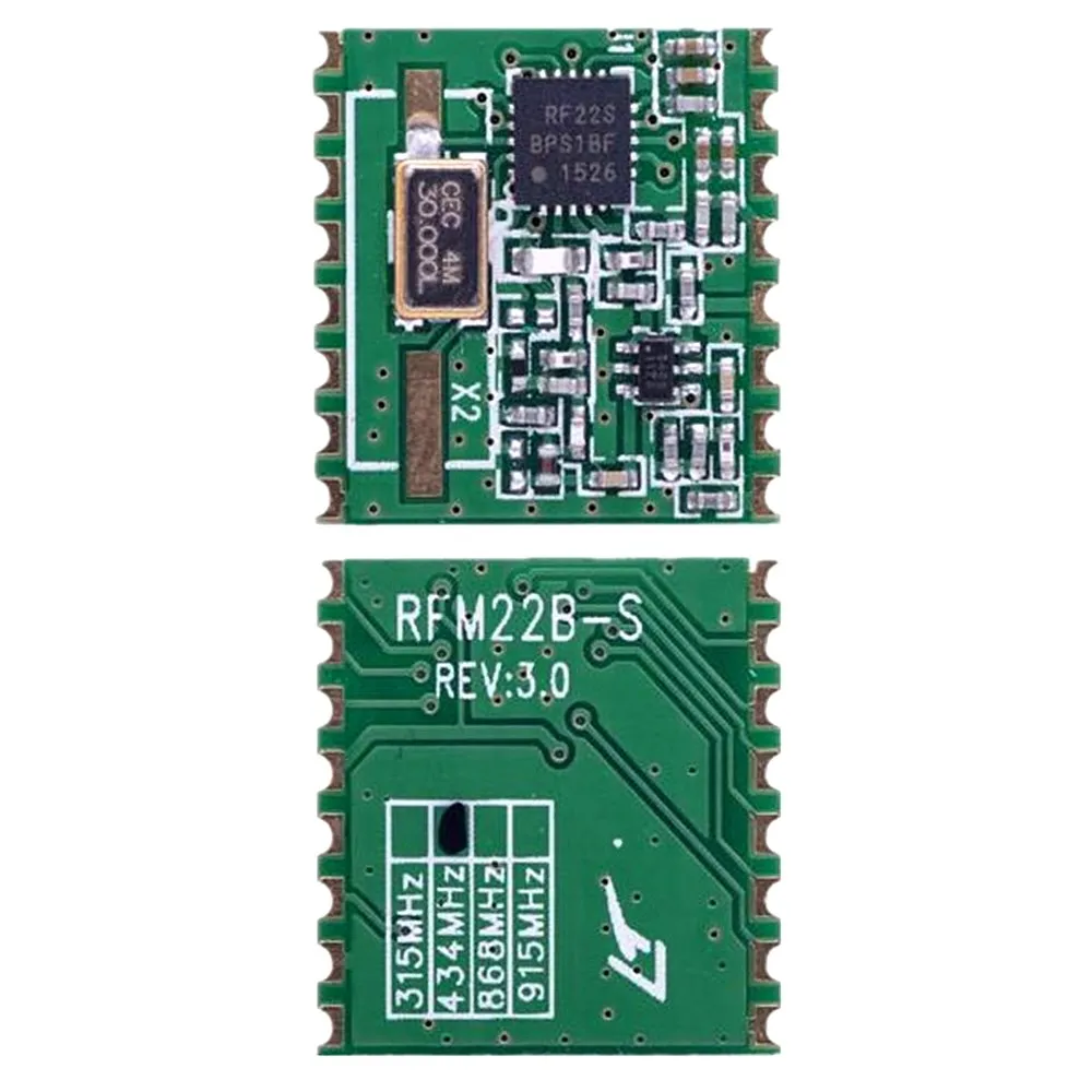 

RFM22B RFM22BW| Posts -S2 | SMD-S1 | DIP-D | Wireless transceiver module | FSK | 433 | 868 | 915M