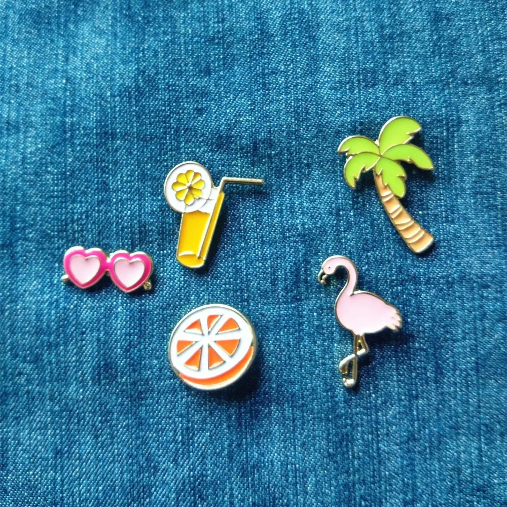 2016 Fashion Summer Sunshine Beach Accessory Shirt Collar Pin Brooch