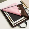 Korean Simple Solid A4 Big Capacity Document Bag Business Briefcase Storage File Folder for Papers Stationery Student Gift ► Photo 2/5