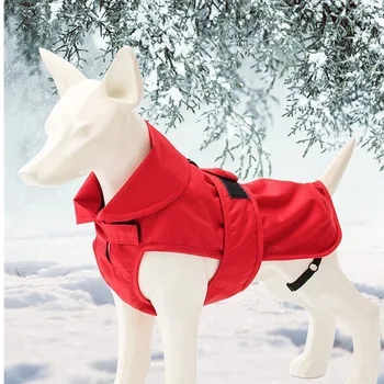 

Wholesale Pet Products Winter Clothes Small Dogs Girl Clothes 5 Size Pet Dog Coat Winter Warm Waterproof Dog Jacket Lapel Design