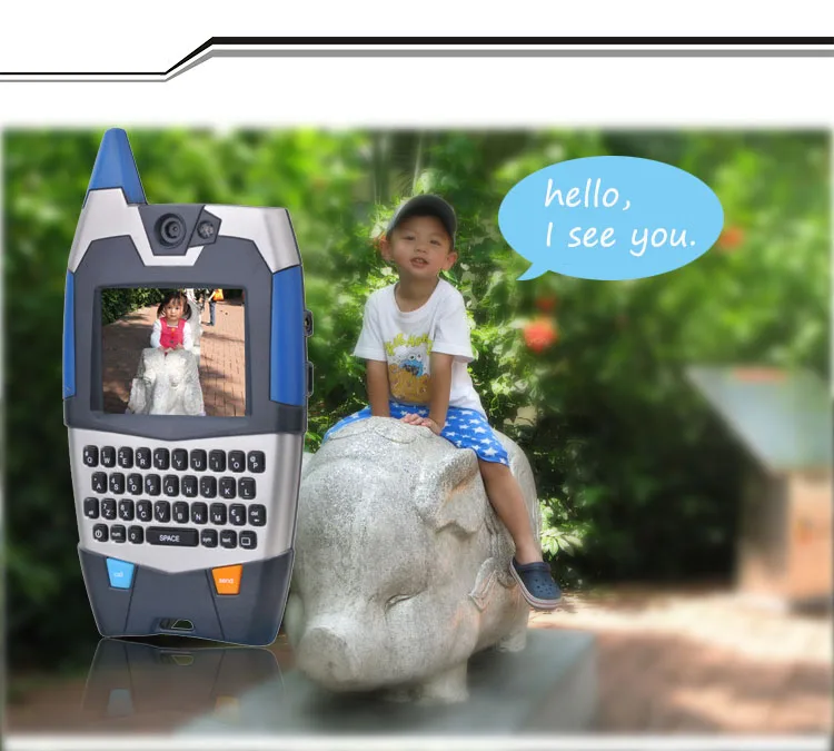 Video Talk Walkie Talkie For Children Interesting Communication Toy with Qwerty Radio 150m Talk Range Video Talk Walkie Talkie For Children Interesting Communication Toy with Qwerty Radio 150m Talk Range