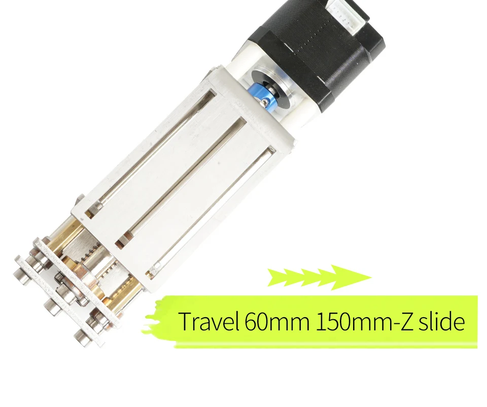 Z Axis раздвижной Рабочий стол 60 мм/150 мм z комплект для лазерного станка 3 оси z слайдер DIY фрезерование линейного движения/ЧПУ гравировальный станок