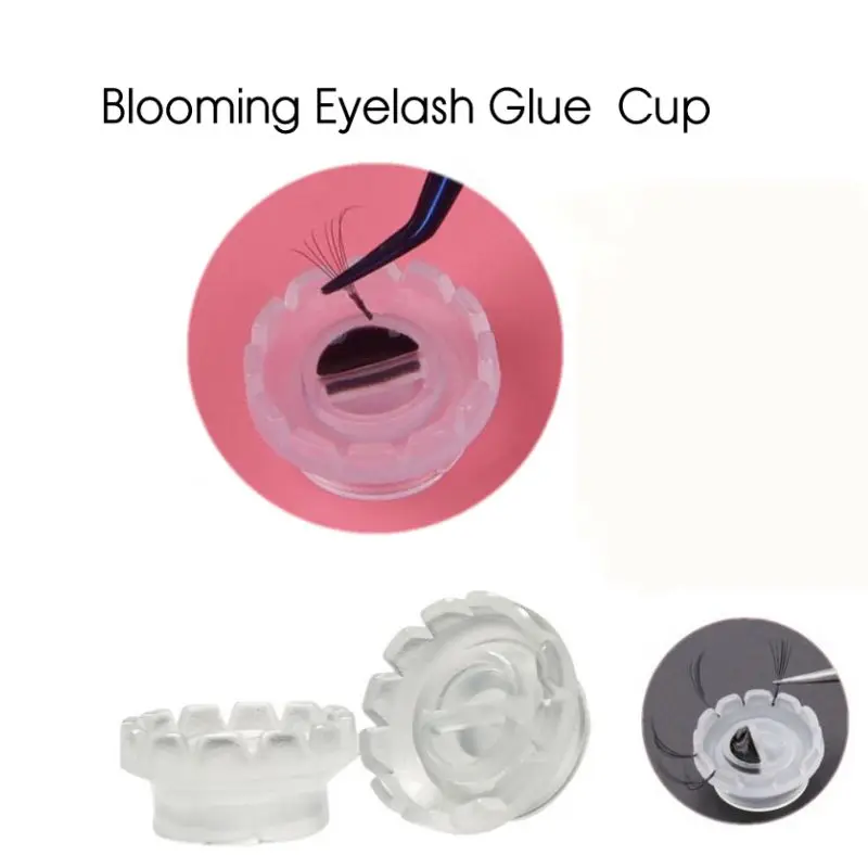 100units New Eyelash Extensions Eyelash Blooming Cup One Second