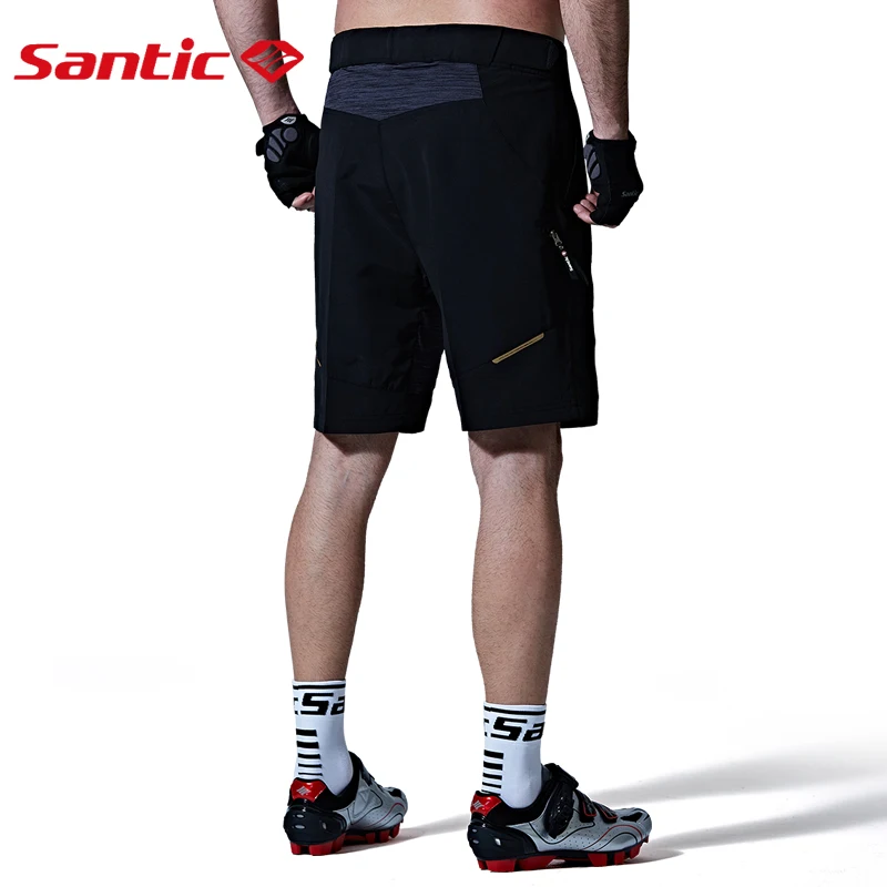 Велосипедные шорты Santic мужские быстросохнущие Короткие штаны для езды на