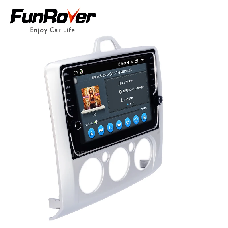 Perfect Funrover IPS Car Multimedia Player 2 din car dvd gps player For Ford Focus 2 2004-2011 audio car radio stereo navigator 2G 32ROM 3