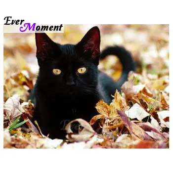 

Ever Moment Diamond Painting Cross Stitch 5D DIY Decoration For Home Full Square Drill Diamond Embroidery Cat Mosaic S2F1757