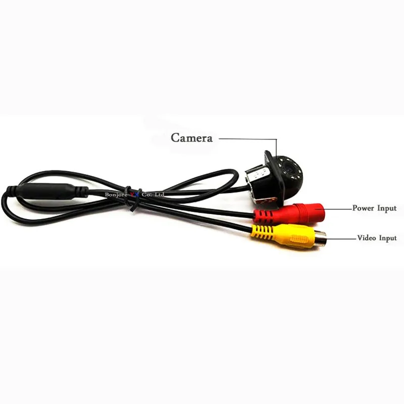 Koorinwoo 2.4G Wireless Car Video Camera Parking Assistance Radar 4.3 Inch Car Foldable Monitor+Rearview Camera+parking Sensor