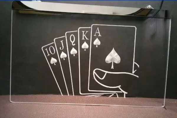 Royal Flush Покер Казино правило Бар Пиво Паб Клуб 3d вывески светодиодный ная неоновая