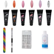 109 шт Профессиональный поли гель набор для ногтей поли гель стартовый набор для наращивания ногтей буил быстро сухие инструменты для дизайна ногтей новое поступление