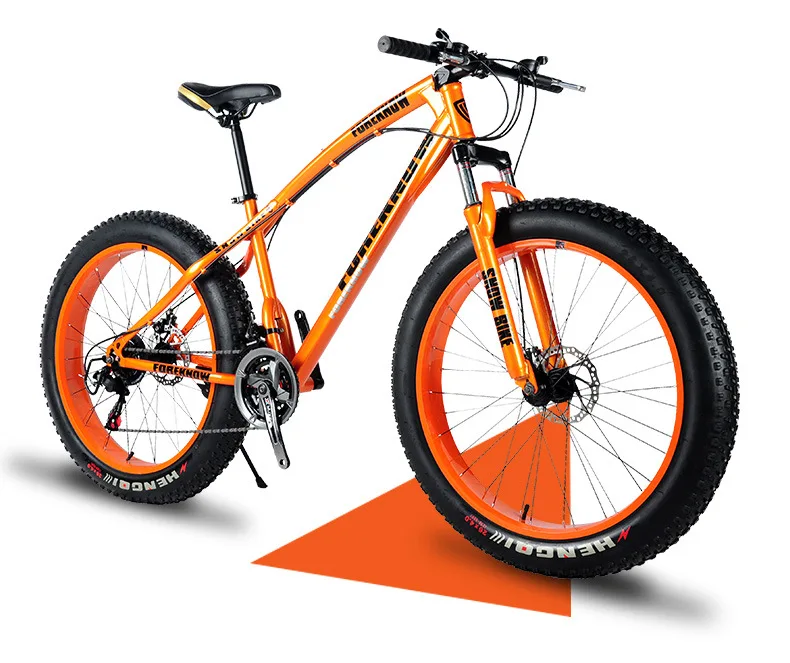 Clearance 26 Inch 7/21/27speed Cross-country Mountain Bike Aluminum Frame Snow Beach 4.0 Oversized Bicycle Tire Dirt Bikes for Men & Women 18