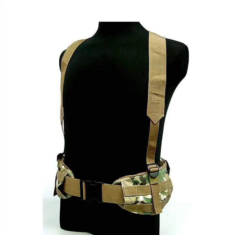 Nylon Military Belt Tactical Military Adjustable Tactical Rappelling Belt Tactical Vest