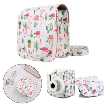 

Fashion Camera Bag Cactus PU Case Protector For Fujifilm Instax Mini 8/8+/9 New
