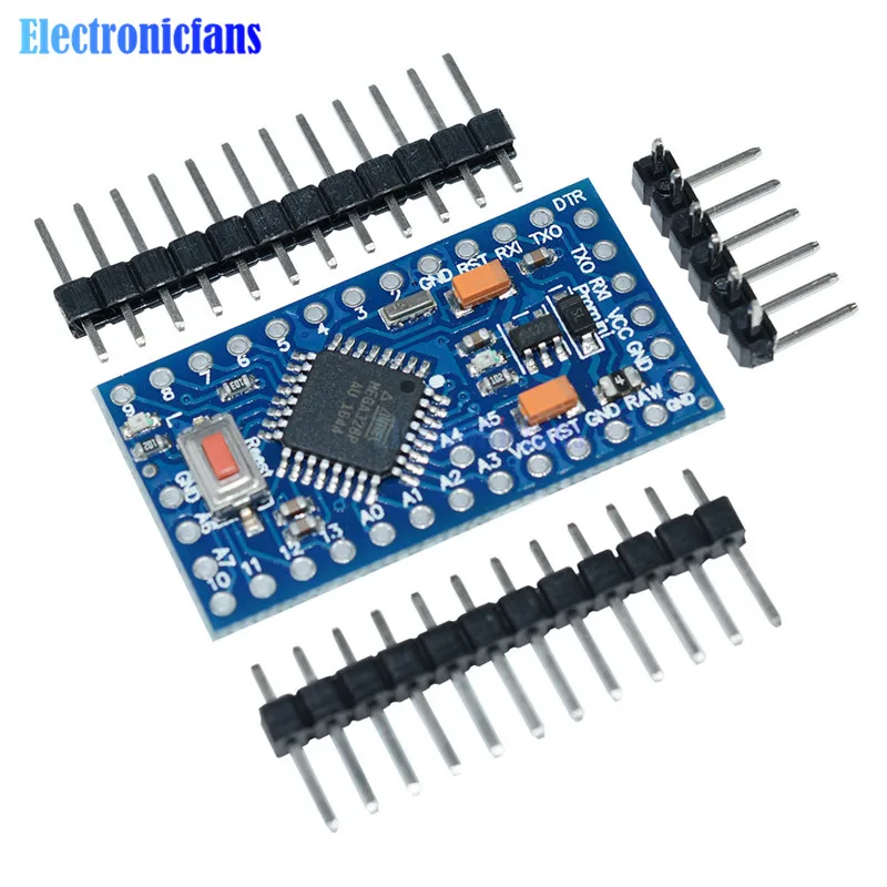Плата Pro Mini Atmega328 3 В 8 МГц 10 шт. модуль для Arduino Atmega328P с контактами замена Atmega128|pro mini