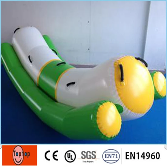 Guangzhou Manufacture Wholesale Water Toys Inflatable Seesaw with Cheap