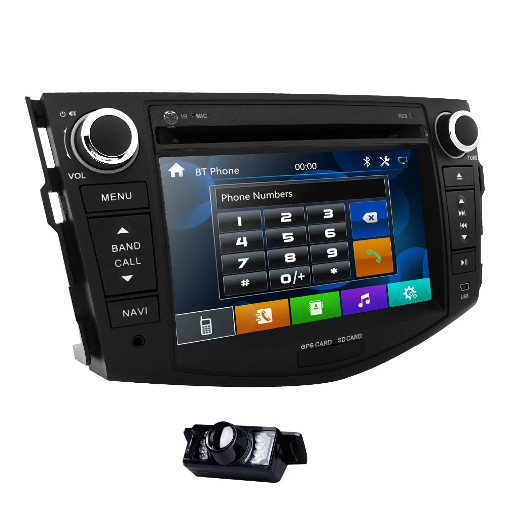 Perfect 7 Inch Car DVD Player For Toyota RAV 4 RAV4 2006-2012 2 Din Car Stereo GPS Navigation Audio Radio Mirror Steering Wheel CD BT 2 Perfect 7 Inch Car DVD Player For Toyota RAV 4 RAV4 2006-2012 2 Din Car Stereo GPS Navigation Audio Radio Mirror Steering Wheel CD BT 2