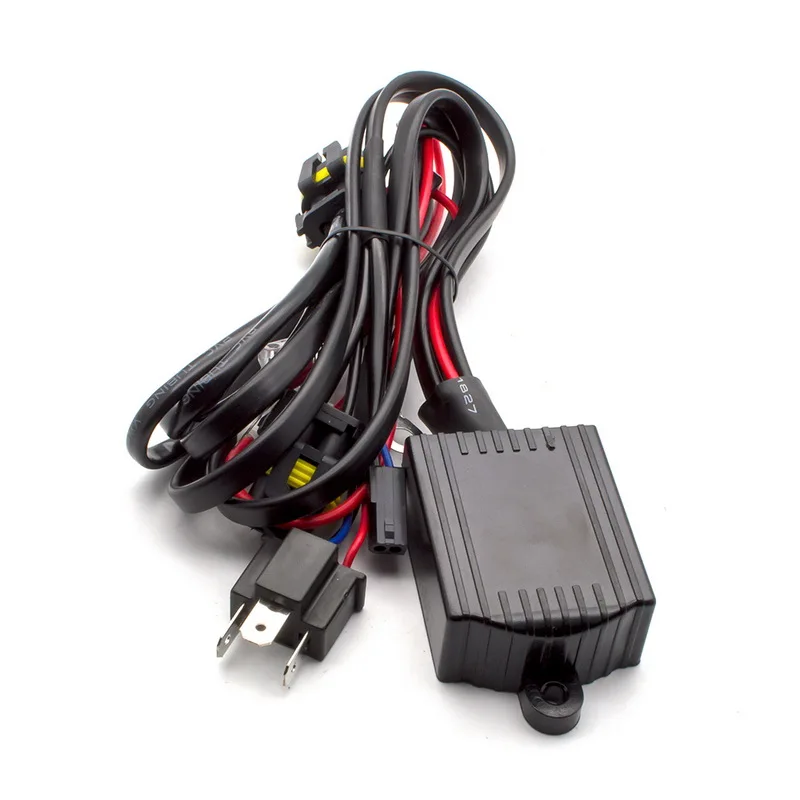 

Wire Harness for Car HID Headlight Bulbs Bi-xenon H4 Hi Lo Conversion Kit H4 Hi/lo HID Lamp Relay Harness Wiring Harness Kit
