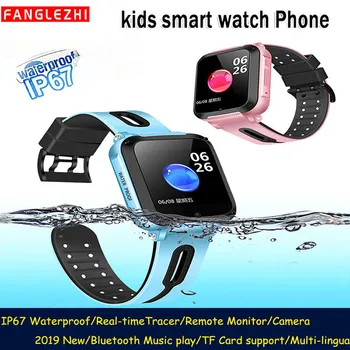 

Waterproof Kids Smart Phone Watch GPRS Location SOS Call Remote Monitor Camera Bluetooth Wristwatch Tracker Students Music Watch