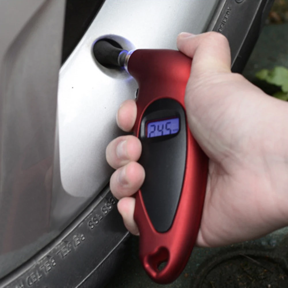 

LCD LED Digital Auto Car Motorcycle Tire Tyre Air Pressure Gauge Tester Tool